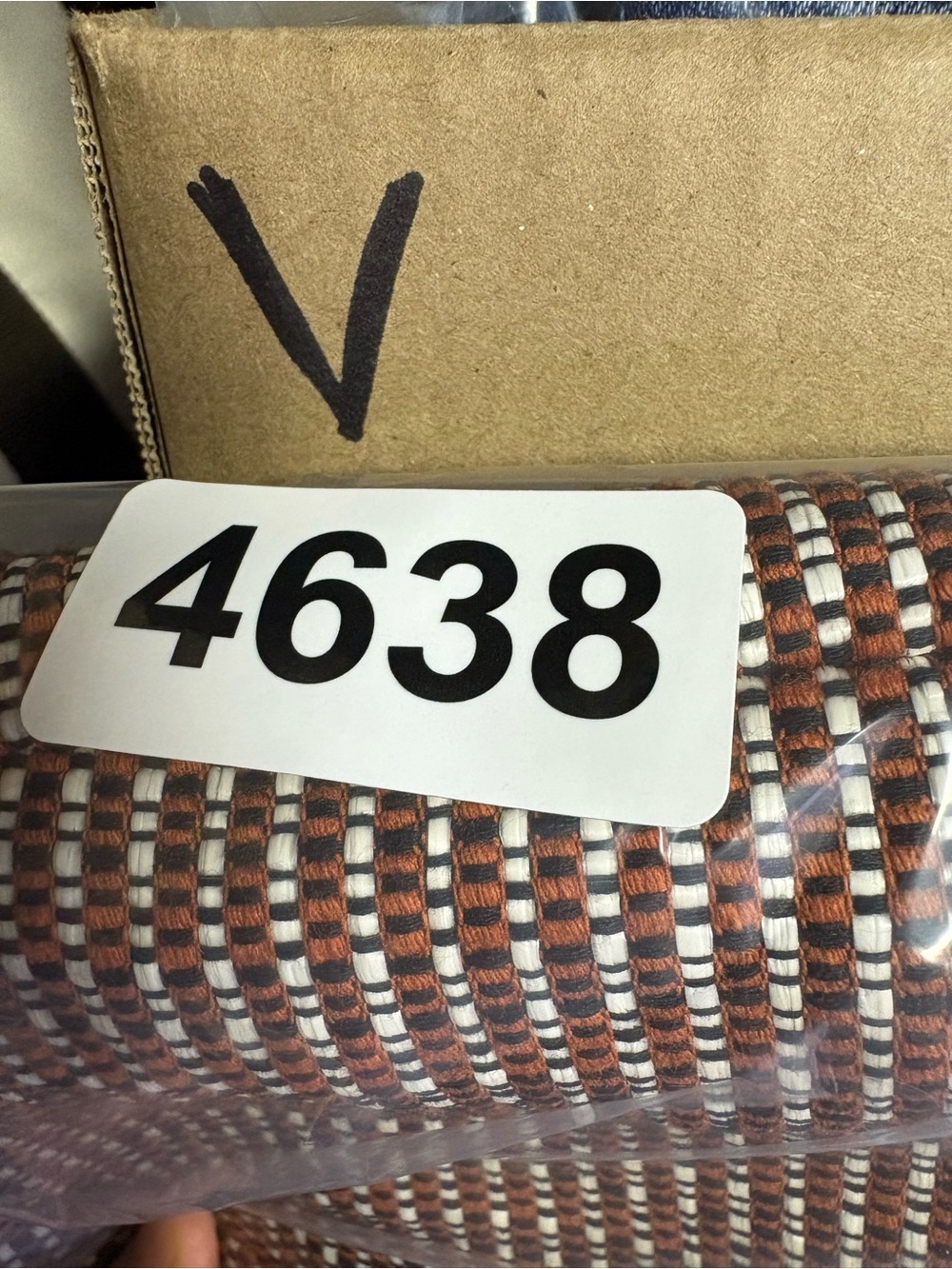 Topshop Black, White & Rust Printed Skirt – Size 8 - Picture 12 of 12
